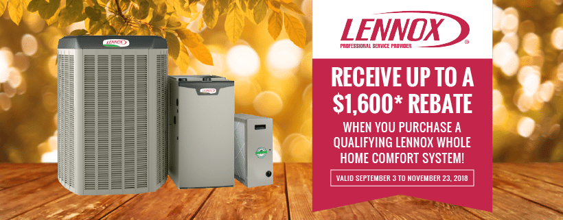 Enjoy Fantastic Fall Savings with Our Lennox Promotion!
