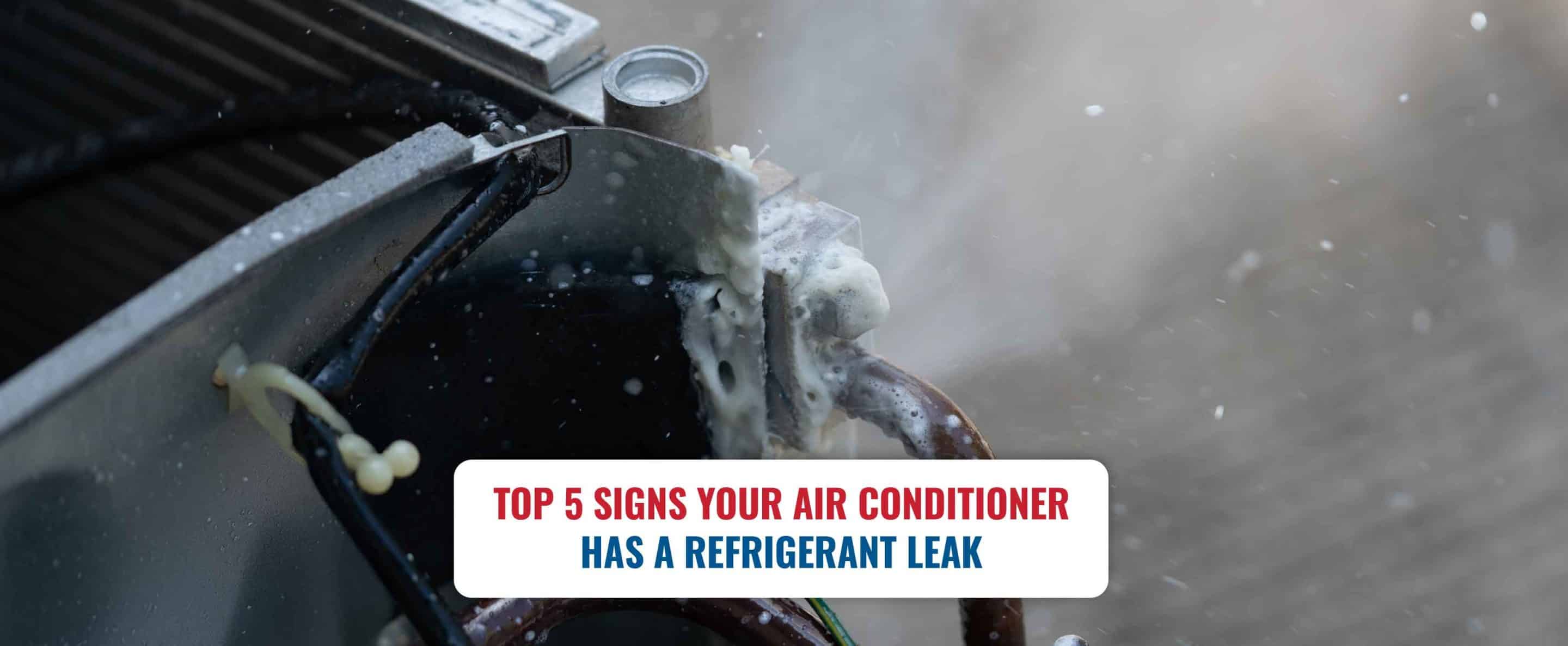 Refrigerant leak