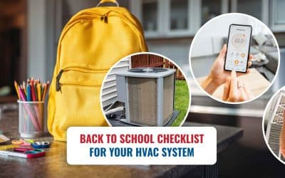 Back to School Checklist for Your HVAC System