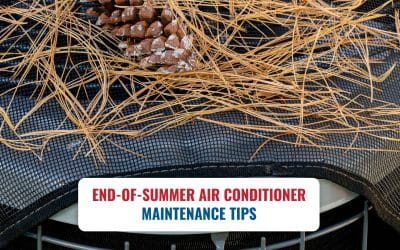 End-of-Summer Air Conditioner Maintenance Tips