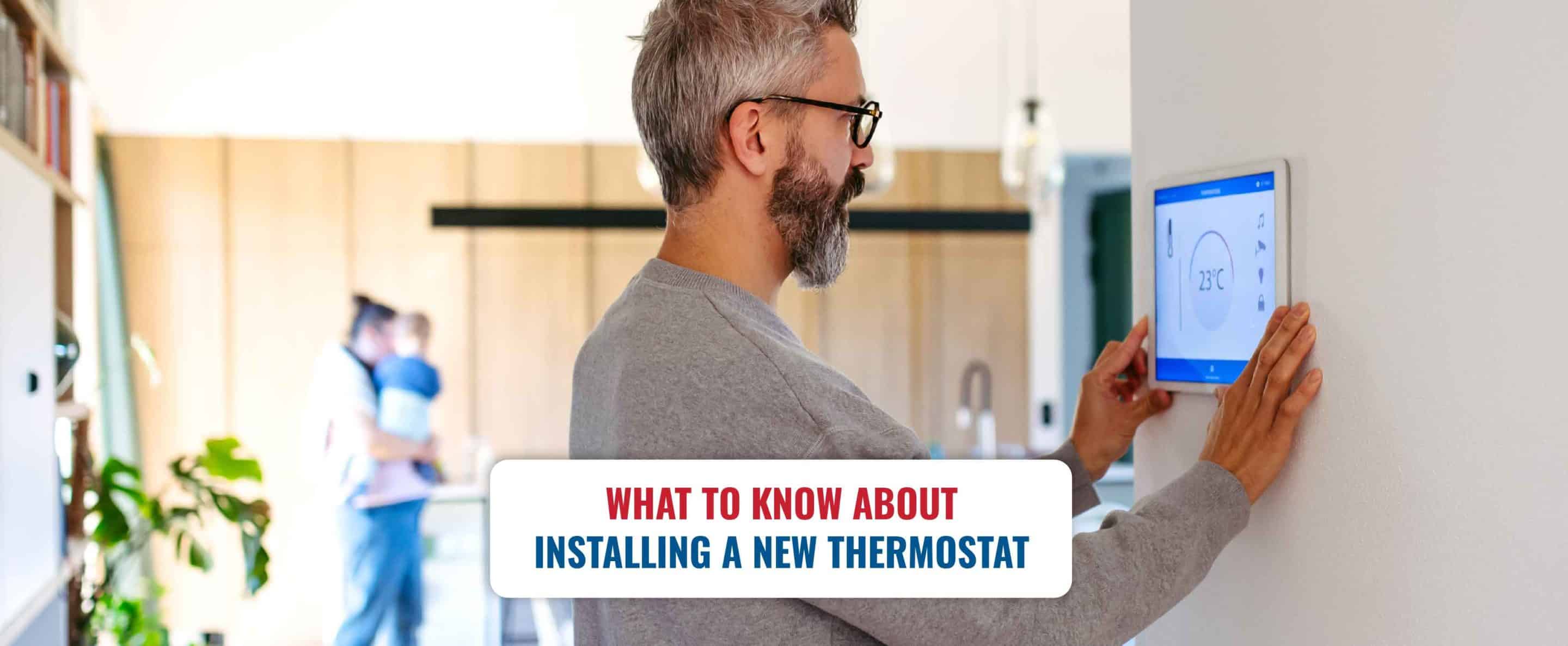 Installing a new thermostat