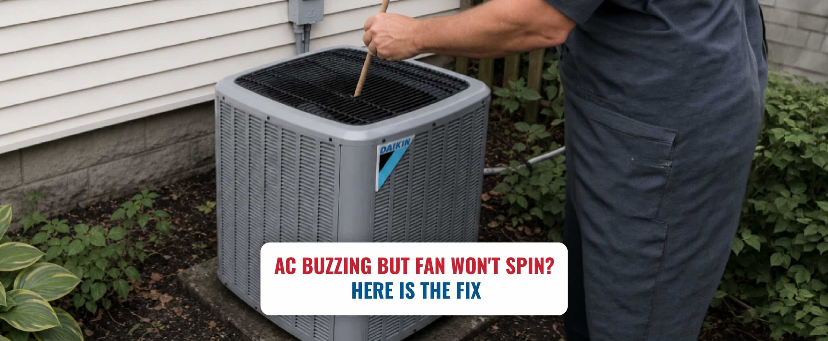 AC fan not spinning
