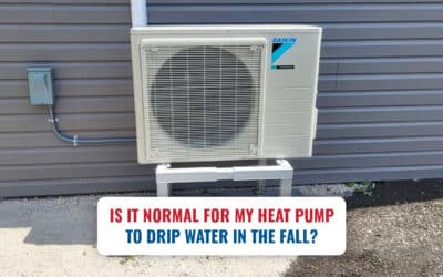 Is It Normal for My Heat Pump to Drip Water in the Fall?
