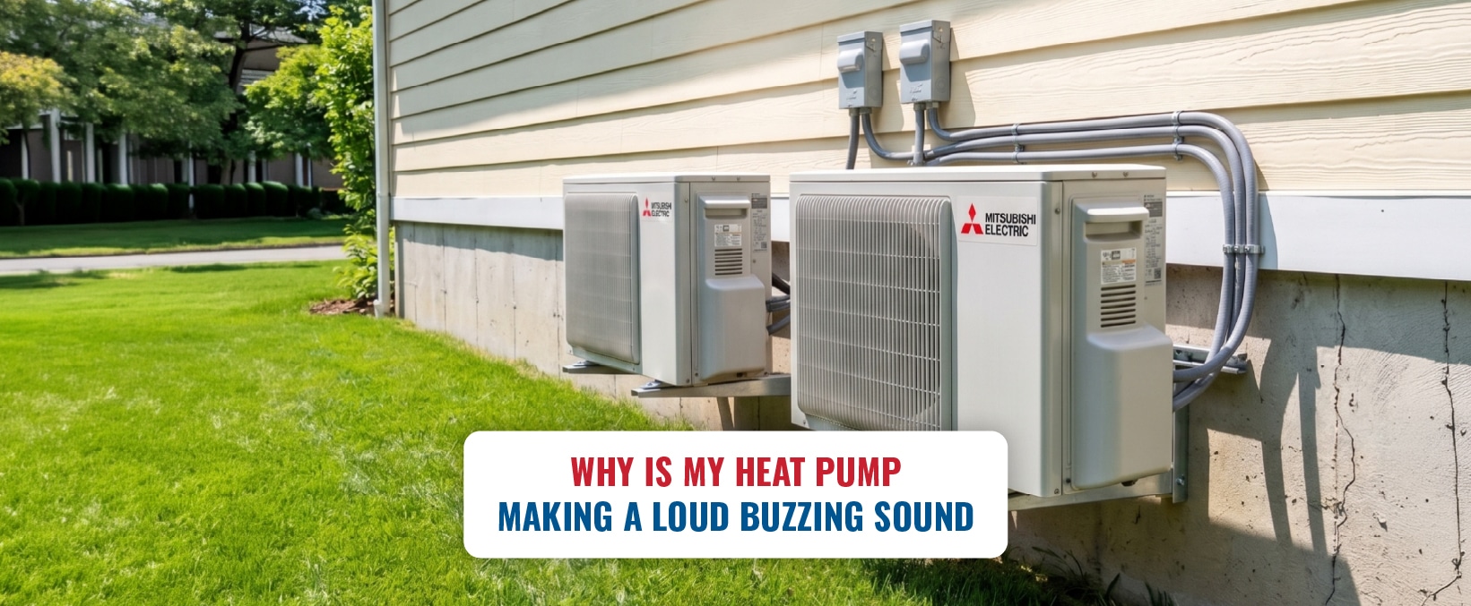 heat pump buzzing noise